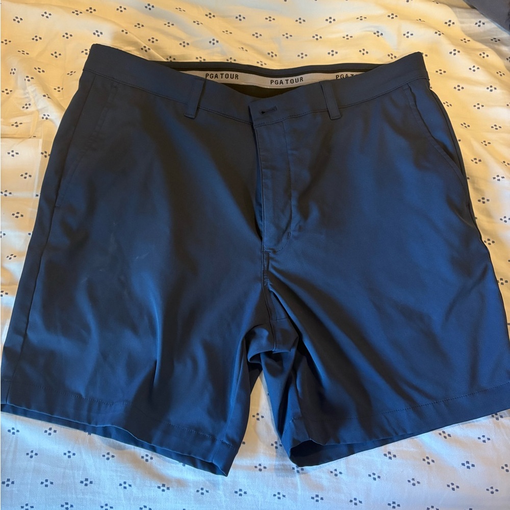 PGA Tour Men's Navy Athletic Shorts